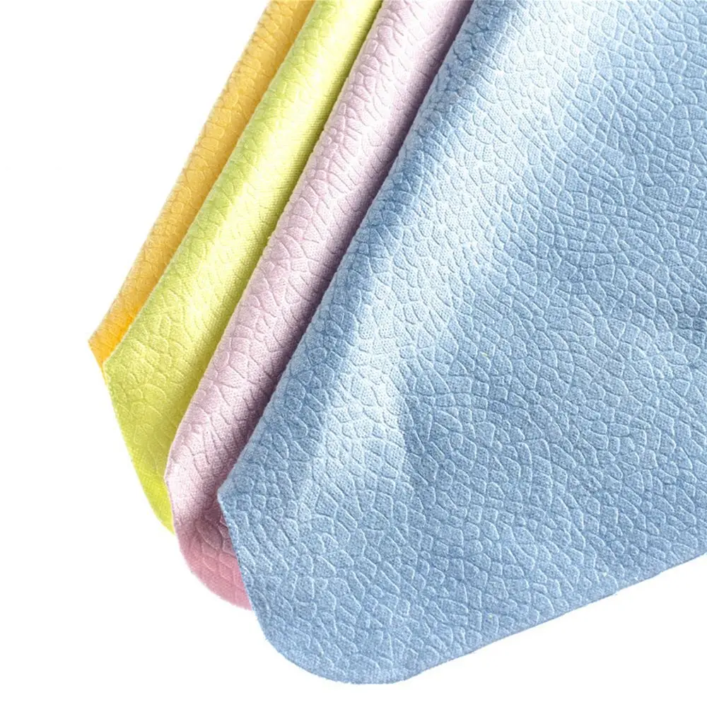 4 Pcs Random Color New Phone Camera Microfiber Eyeglasses Cleaner Glasses Cleaning Cloth Lens Phone Screen