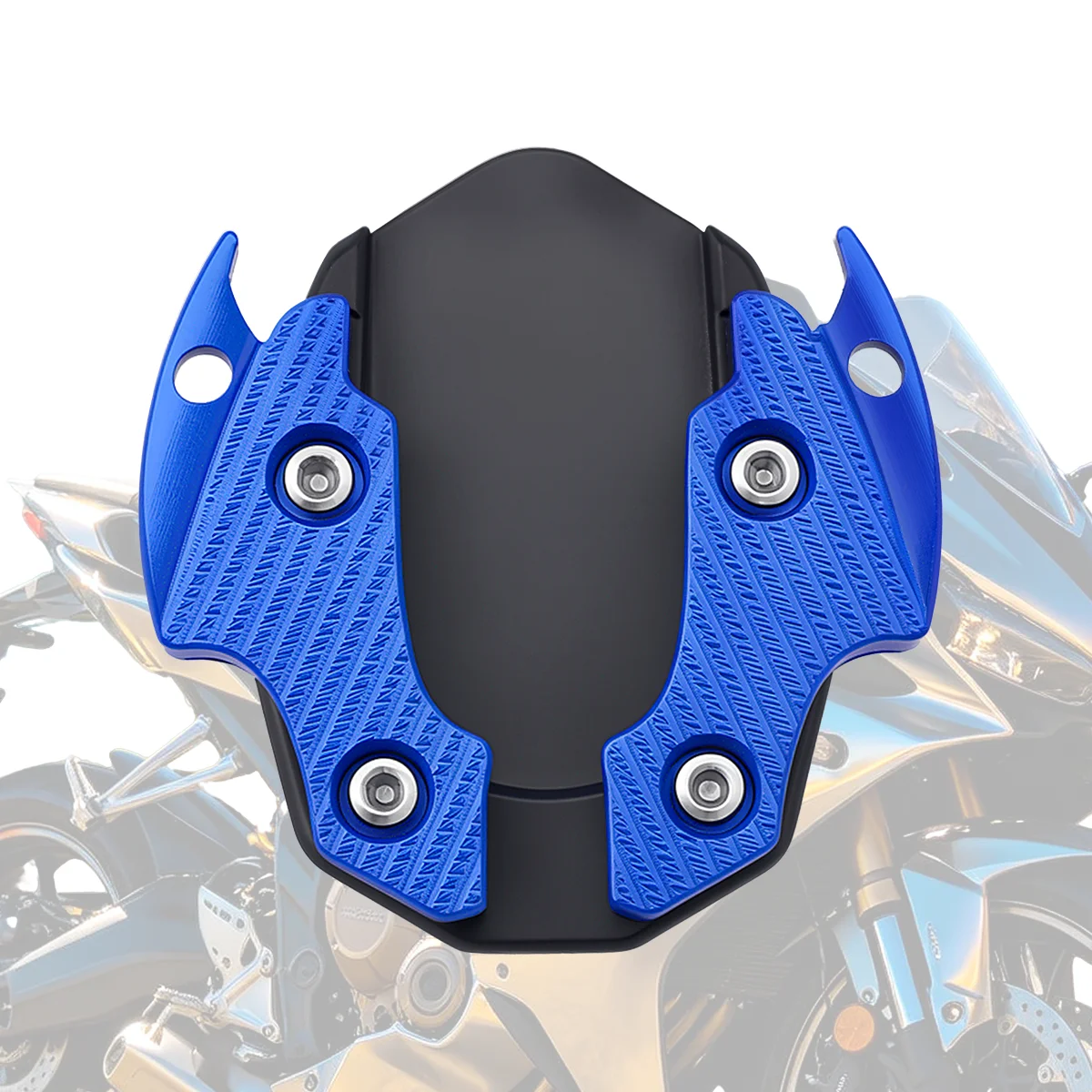 AliExpress NONE 1pc support foot pad Universal Motorcycle Side Stand Cover CNC Aluminum Alloy Stands Pad Bicycle Foot Extension Kickstand