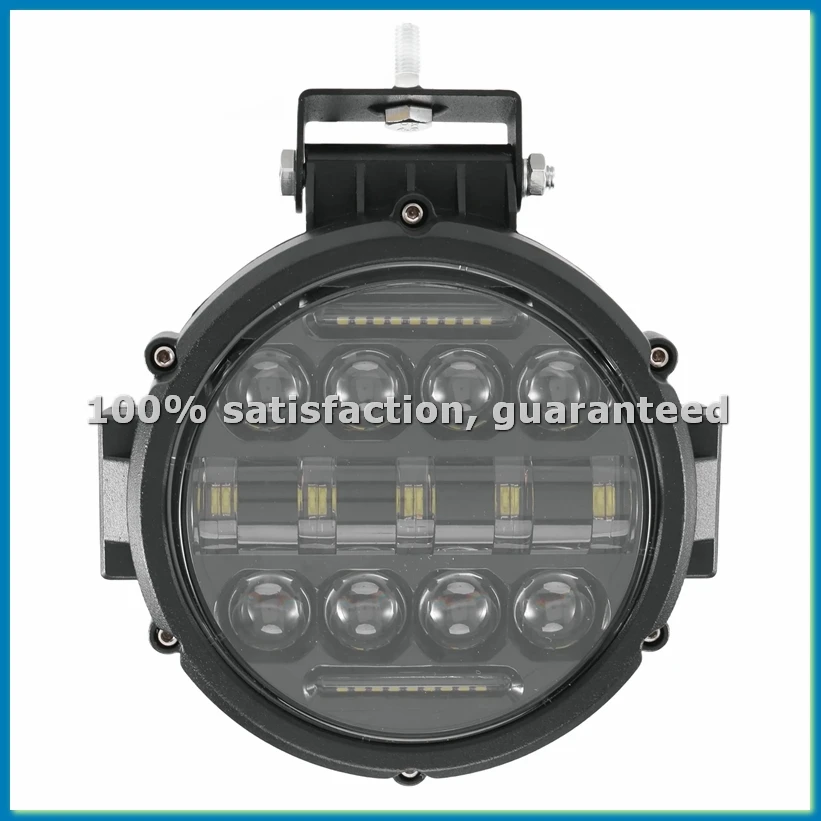 

Round LED Work Light, 60W Flood Spot Combo Beam LED Light Daytime Running Light Off Road Driving Lights for Truck SUV-ABHG