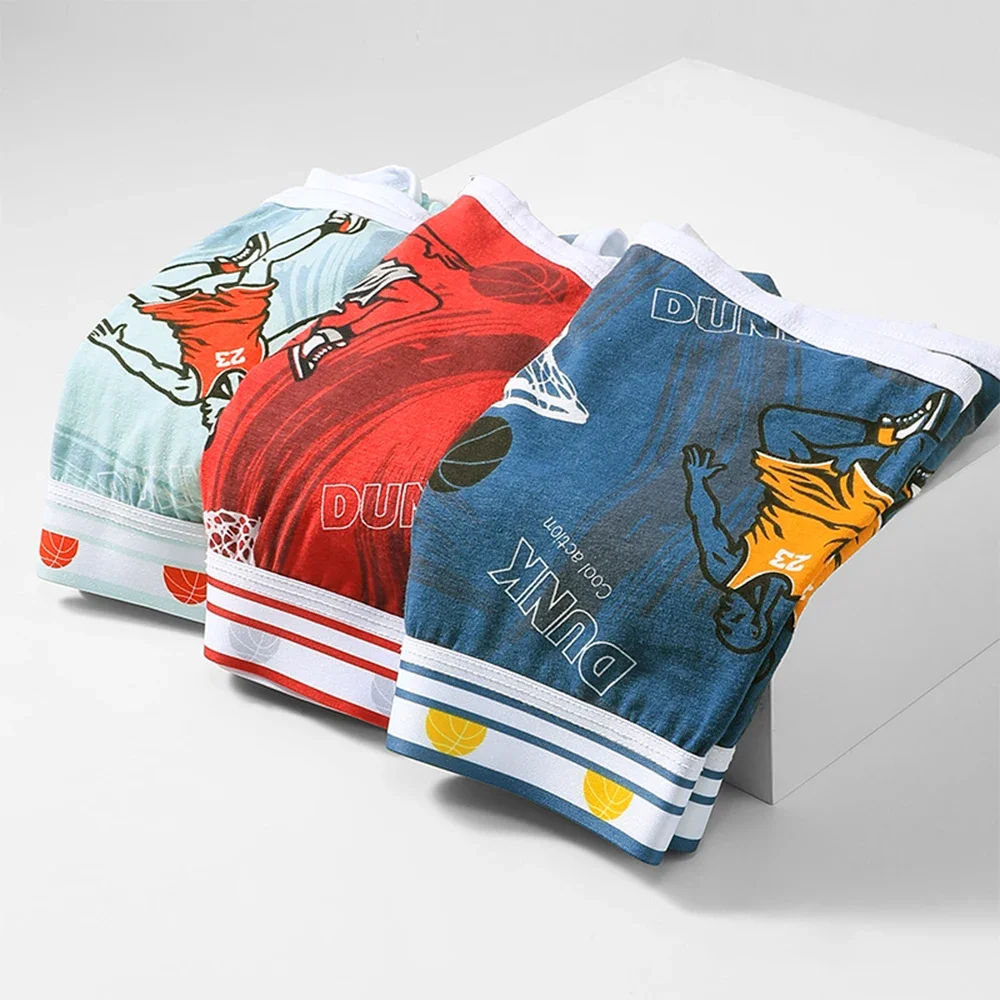 

Men's underwear Men's cotton shorts boxers personality youth boxers Breathable summer thin fashion skinny pants