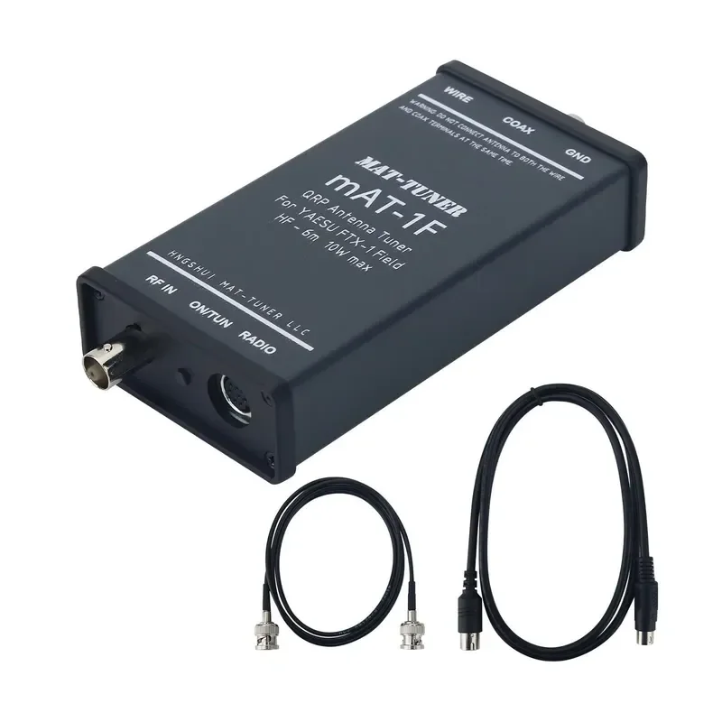 Mat-Tuner mAT-1F Automatic Antenna Tuner HF 50MHz 10W for Yaesu FT-X1 Portable Radio Transceiver Compact Matching Device