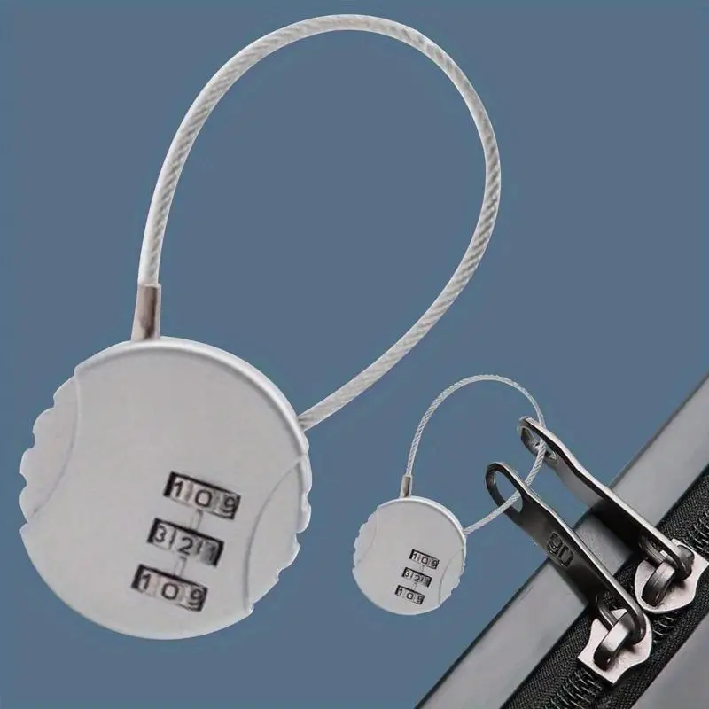 2pcs Waterproof Lock Metal Password Lock for Student Dorm Travel Box Drawer Locker Suitcase Cabinet