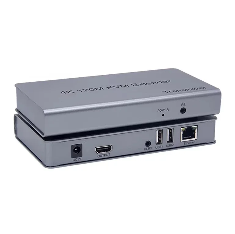4K 120M HDTV  KVM Extender Over IP Featuring IR and USB for   o & Video Accessories