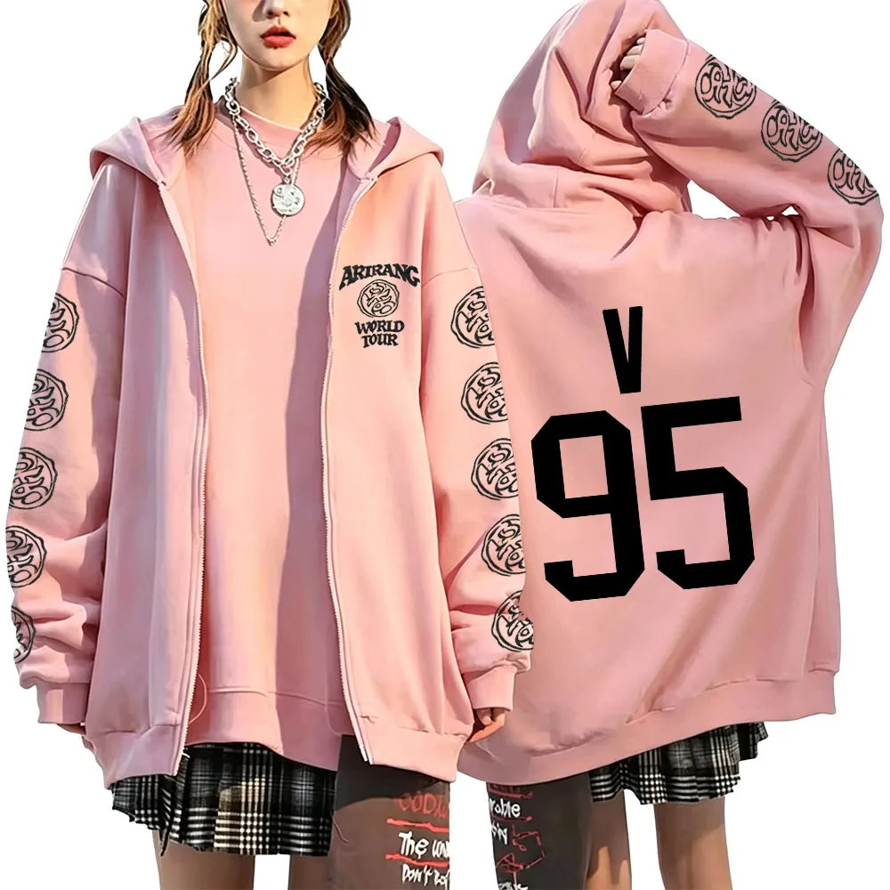 2026 Mädchen Damen Herren Konzert-Must-Have Y2K Zip-Up Hoodie KPOP Street Dance Performance TOP Sportlicher Paar-Stil Mantel