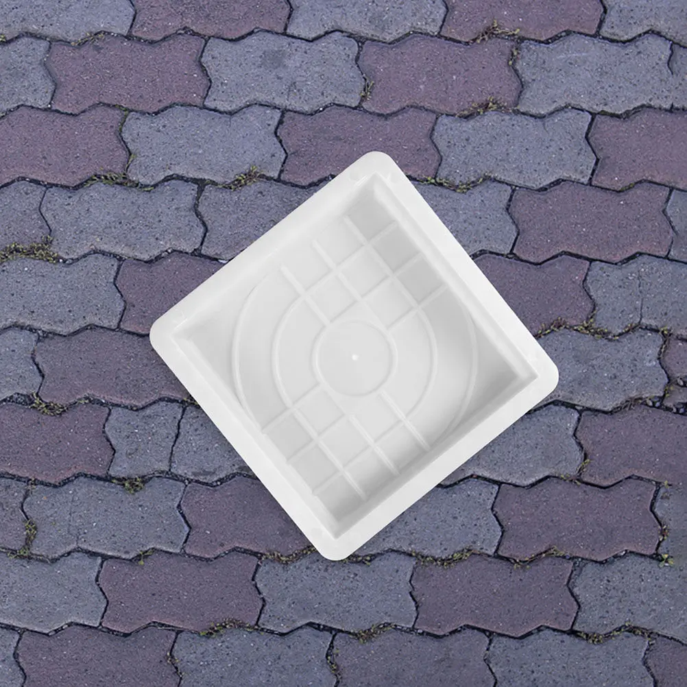 Concrete Paving Mold 3 Piece Reusable Garden Path Maker for Walkway Stepping Stones Durable Plastic Brick