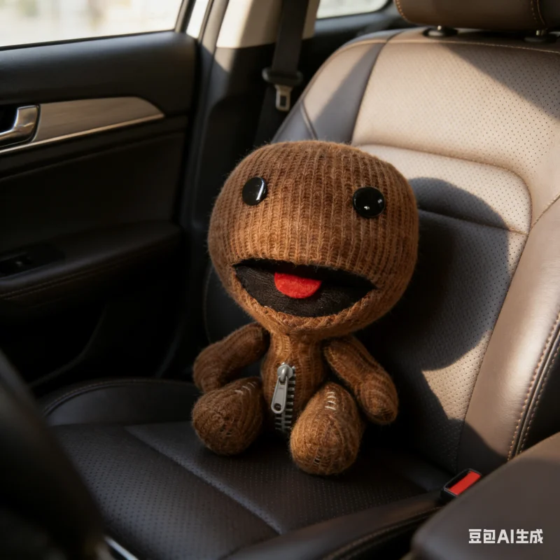 새로운 리틀 플래닛 삭보이 플러시 장난감 천 가방 인형 귀여운 게임 캐릭터 팬들을 위한 선물 어린이 수집품 축제 선물