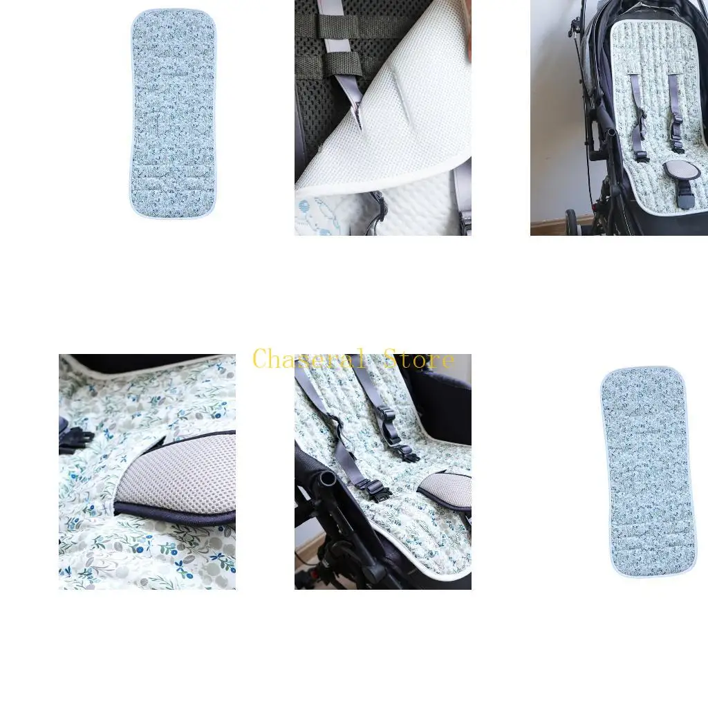 E7CE Soft Pushchair Insert with Quilted Cotton Touch for Rides