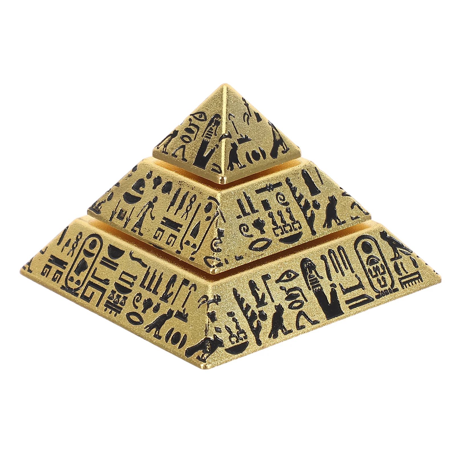 

Egyptian Pyramid Spinner Decor - Ancient Architecture Resin Sculpture for Desk Home Office Stress Relief