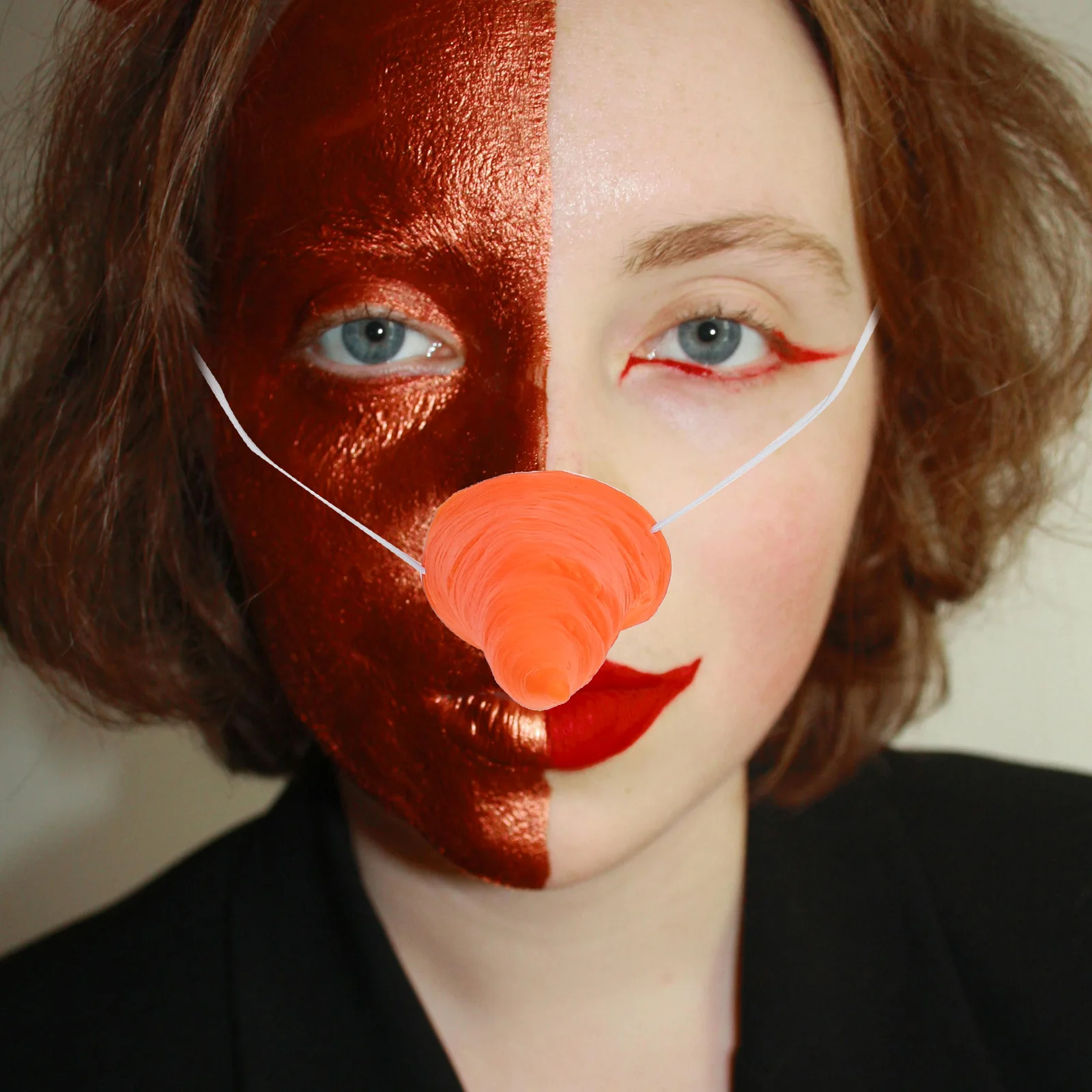 

2Pcs Decorative Carrot Nose Prop for Snowman Clown Cosplay Party Festive Winter Costume Accessory Carrot Nose Costume Prop