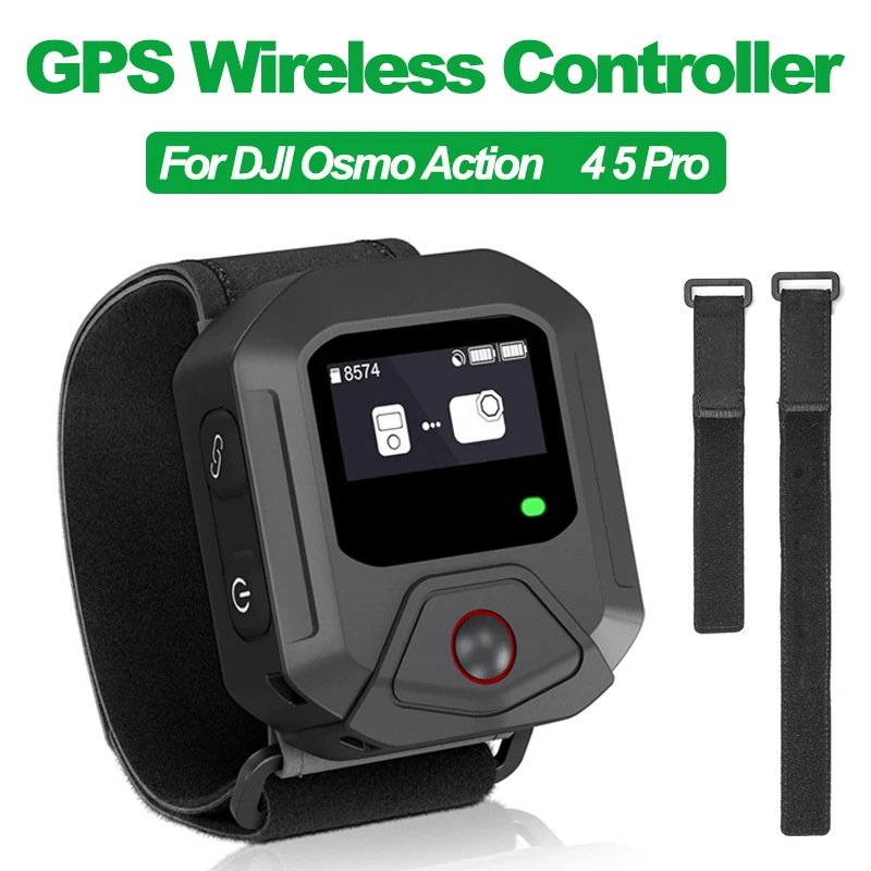 

GPS Bluetooth Remote Controller For DJI Osmo Action 5 Pro 4 Sport Camera Accessories 25M Wireless Remote Control Wrist Watch