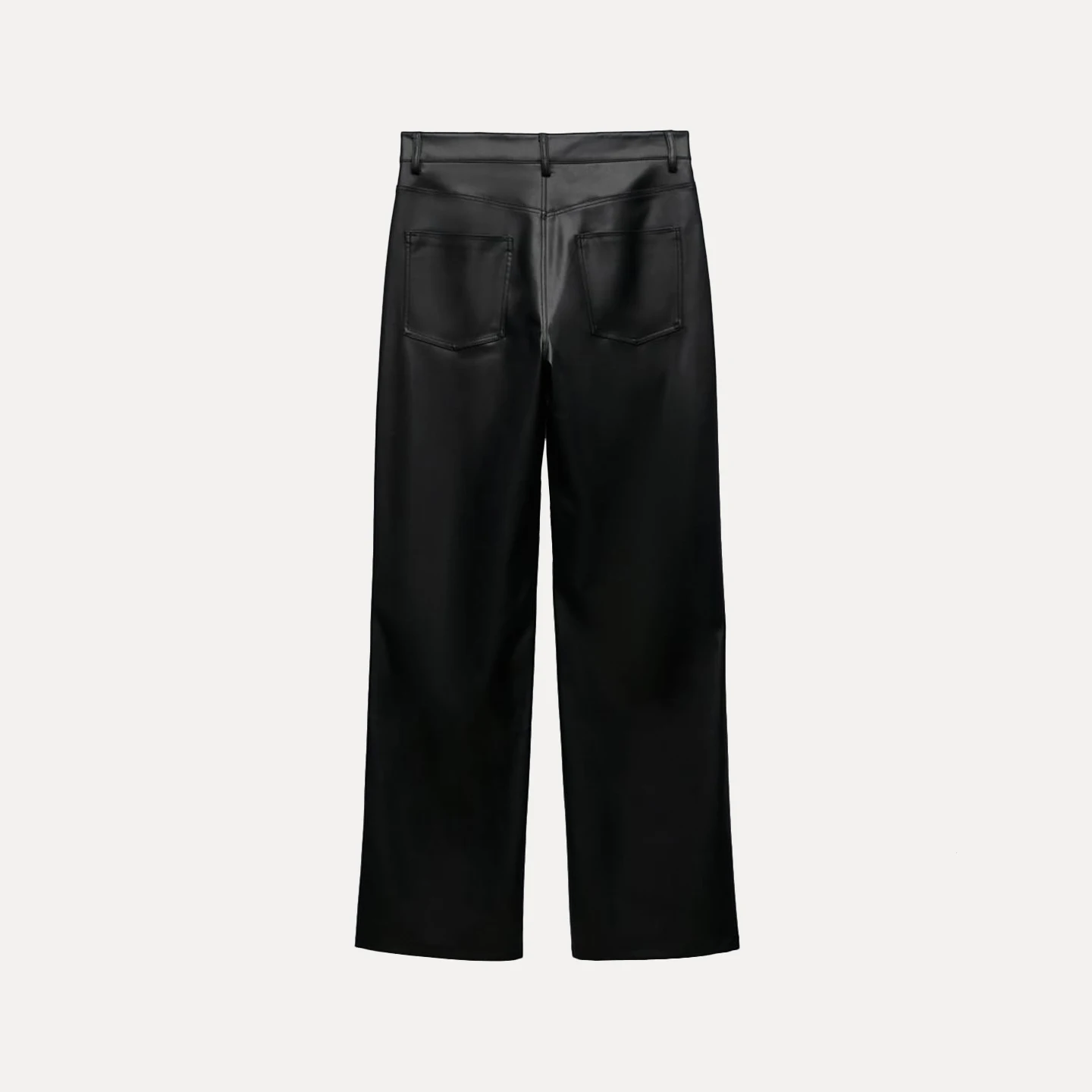 Z Pantaloni a gamba larga a vita alta Pantaloni larghi a taglio dritto Faion da donna Autunno 2025 Pantaloni casual a vita alta