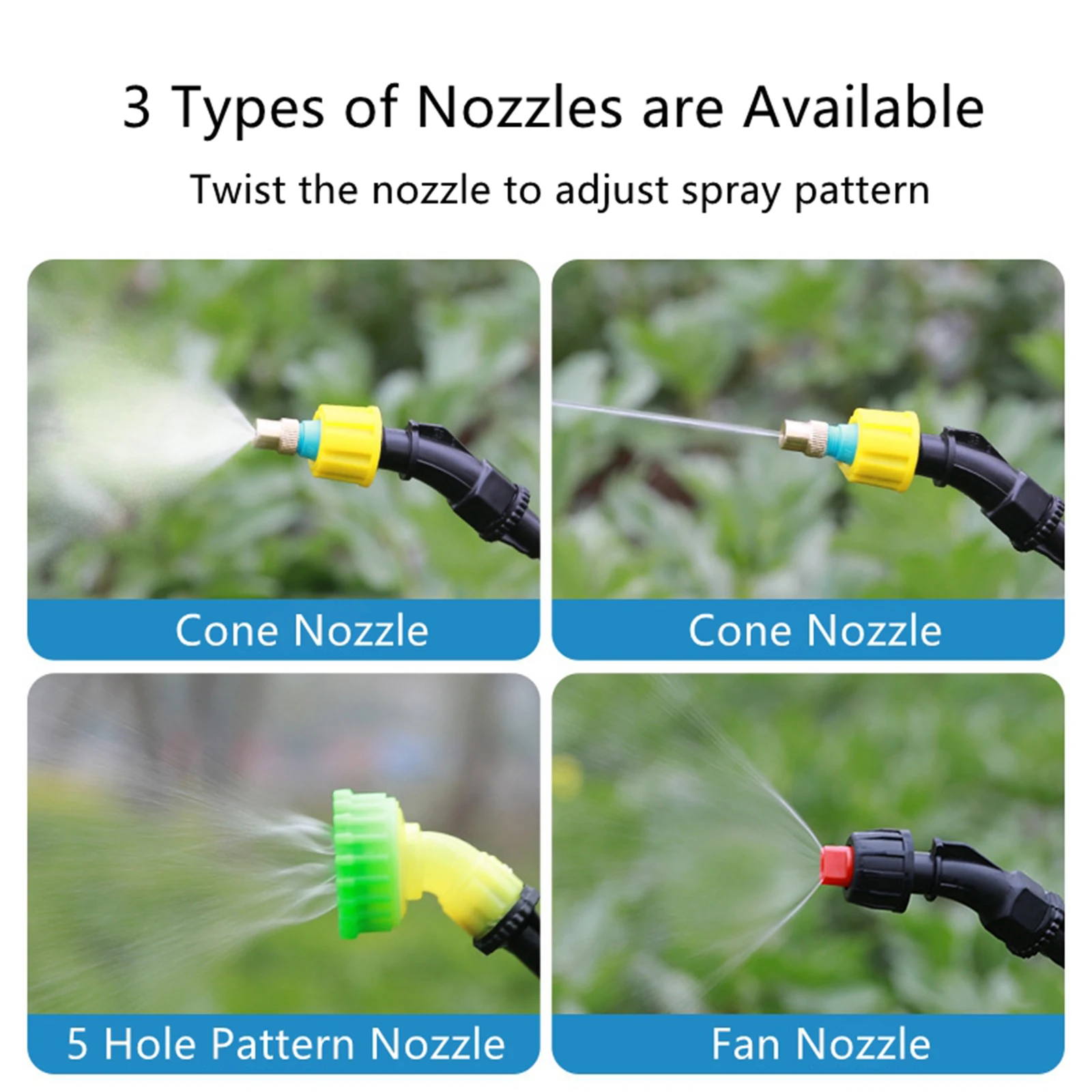 رذاذ حديقة كهربائي جديد سعة 15 لتر، وعاء زهور بوعاء البستنة، حزام الكتف، حديقة منزلية خارجية، ري الزهور