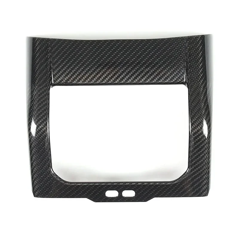 For BMW 5 Series G60 2024+ Car Rear Exhaust Vent Panel Decorative Cover Real Carbon Fiber Interior Accessories