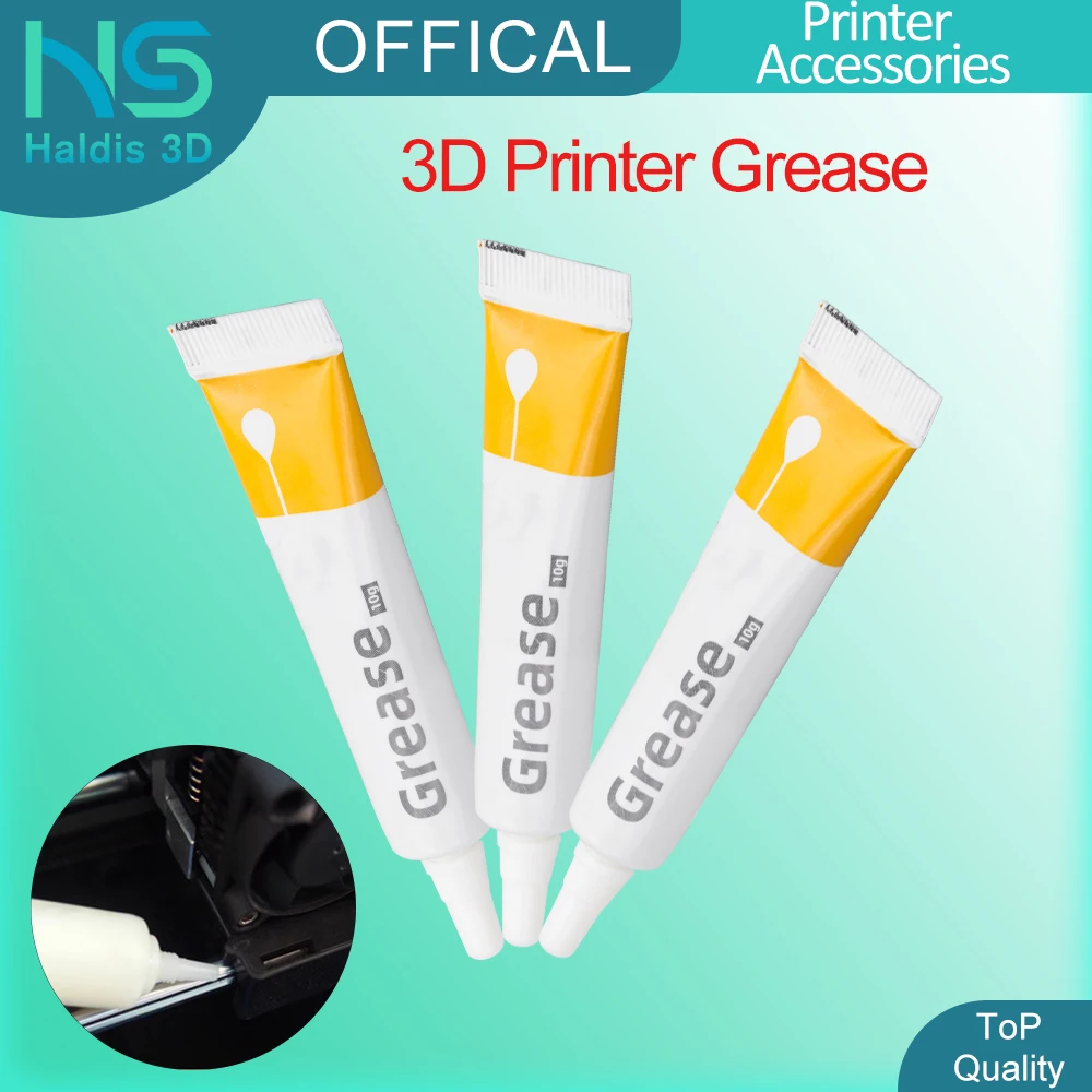 

Высокотемпературная смазка для 3D-принтера, смазка для экструдера, шкив подшипника шестерни, супер смазка, снижение шума, хорошая смазка