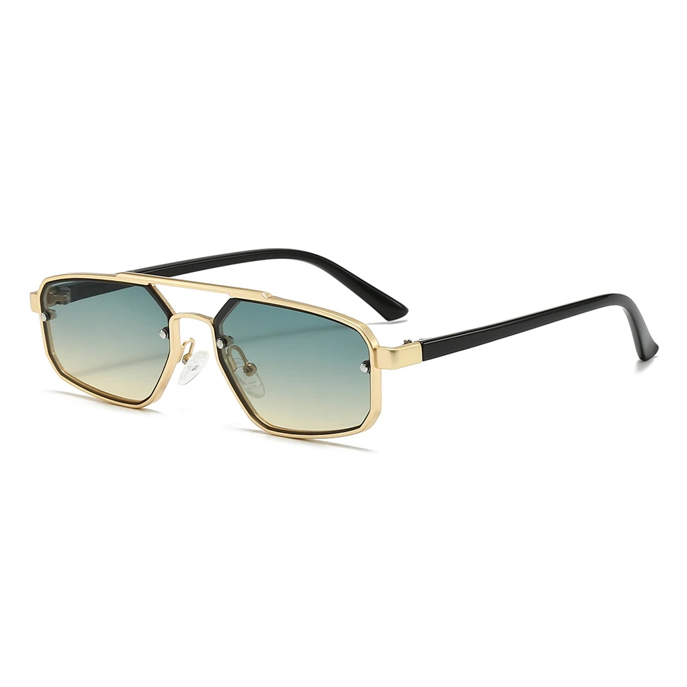 نظارات شمسية عصرية للرجال والنساء بإطار صغير بتصميم عتيق، نظارات شمسية كلاسيكية بإطار أسود للنساء