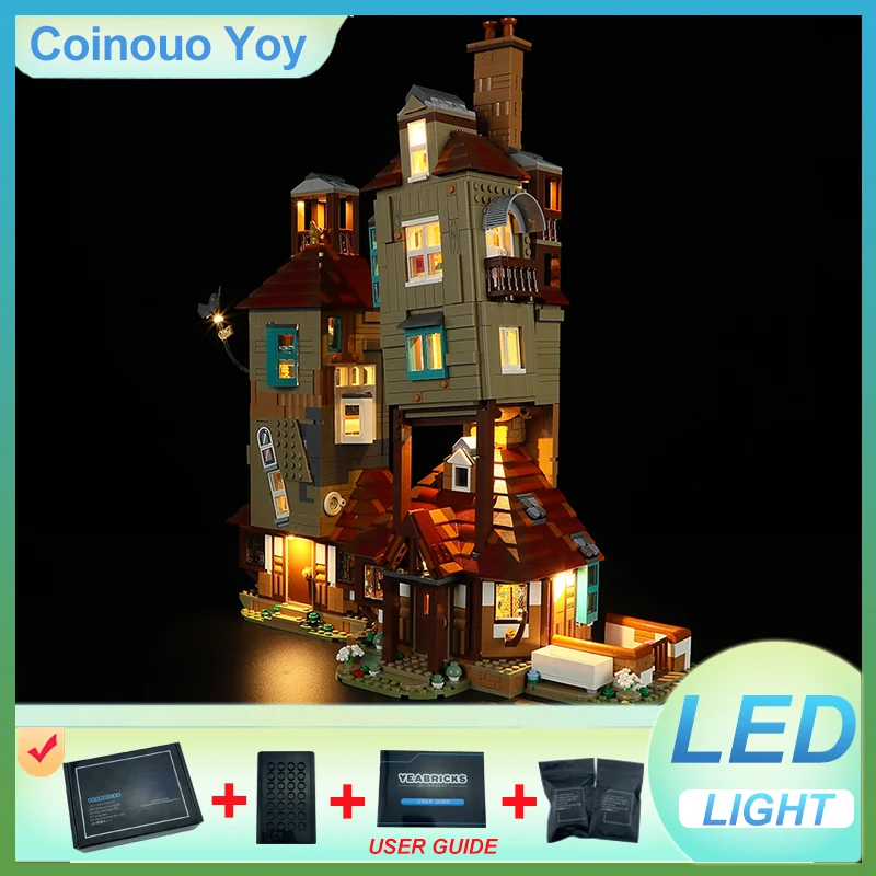 

Светодиодный светильник для LEGO 76437, игрушка «сделай сам» Burrow Block (модель без блоков, только светодиодный светильник), набор кирпичных светильников, детский рождественский подарок