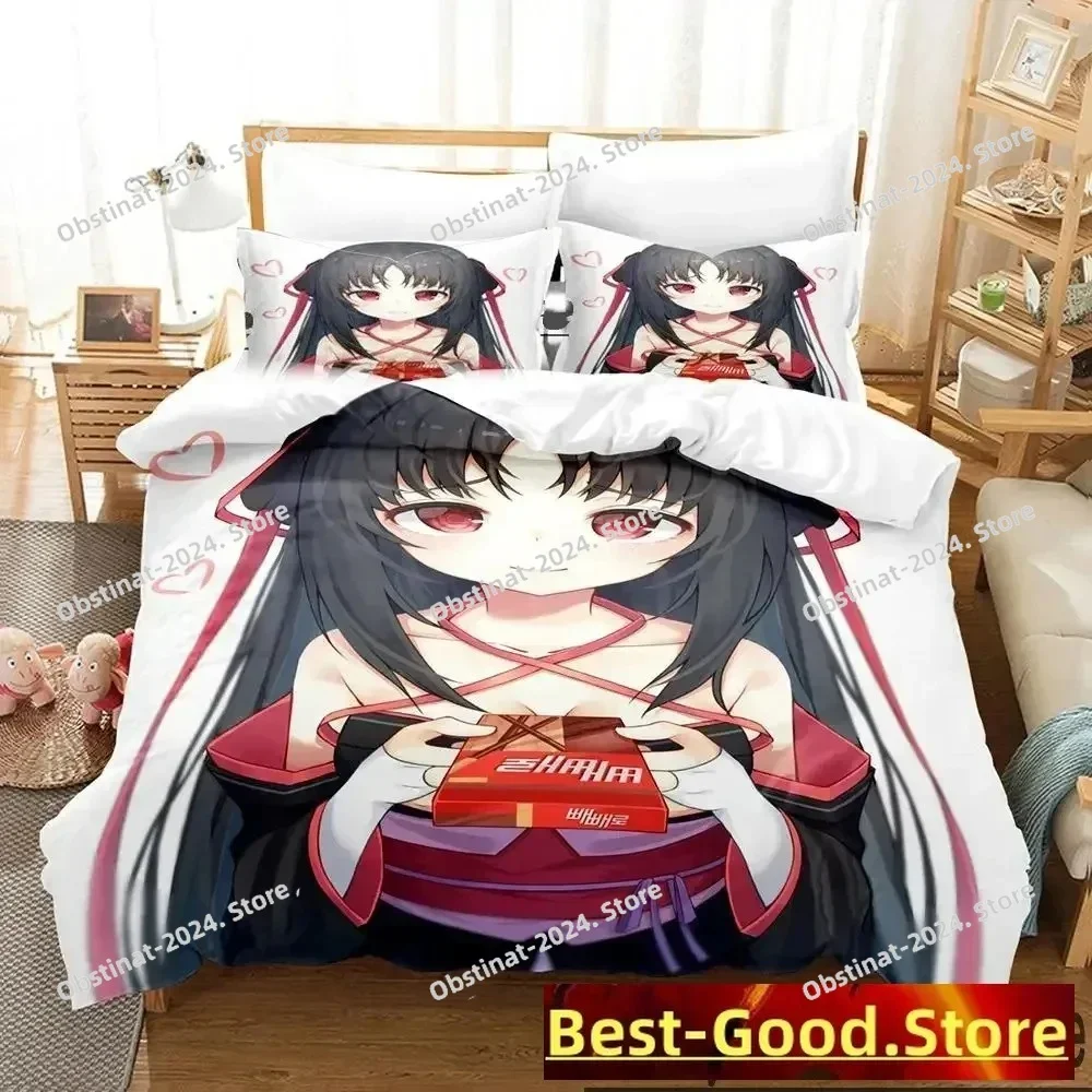 

Anime Unbreakable Machine-Doll Printed Bed Set Duvet Cover Pillowcase Bedding Set Bed Linen Sheet Quilt Full Queen King Size