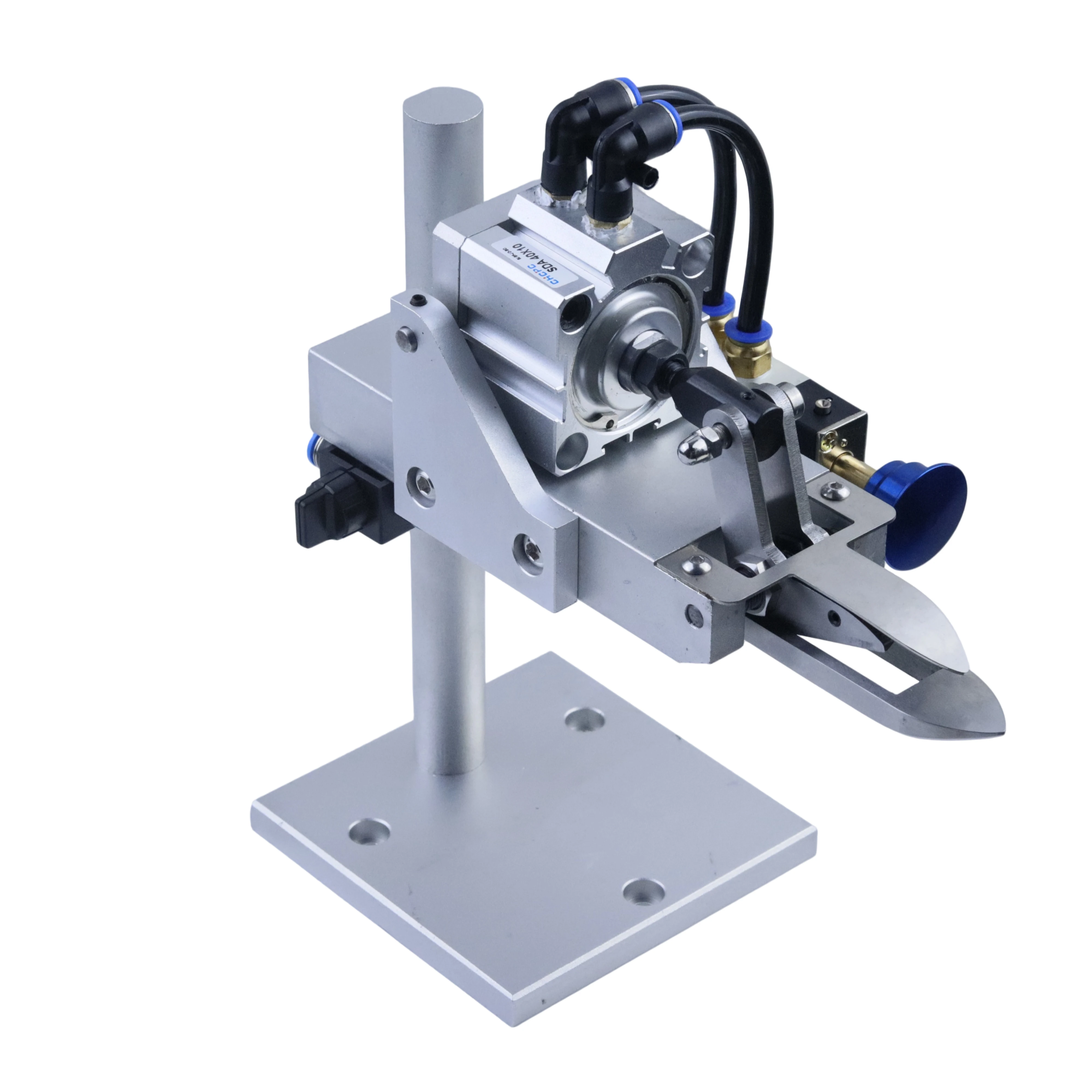 Pneumatic Belt Loop Trimming Machine, Semi-Auto Pants Belt Loop Cutter for Garment Factory for Denim/canvas