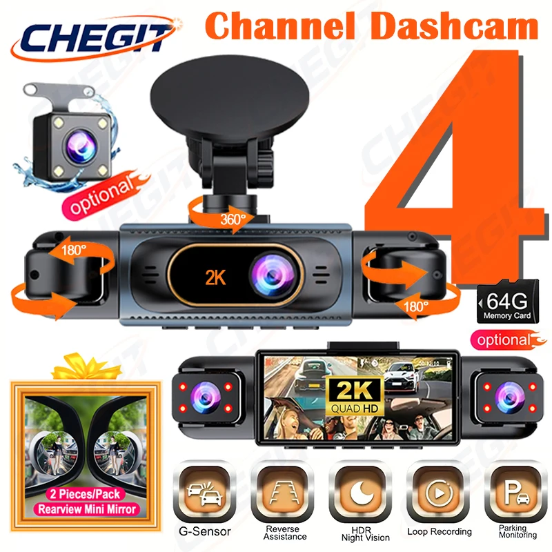 Car Dvr 1440P 3/4Ch… - image