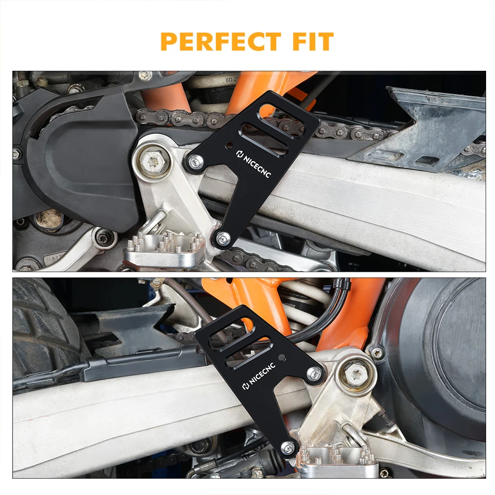 For KTM 690 Enduro/SMC/R 2008-2024 Husqvarna 701 Enduro SM Supermoto 16-2024 Heel Guard Cover Protector Rack-less Bags Brackets