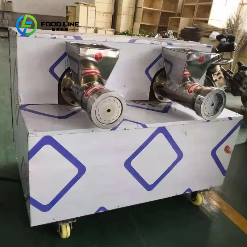 Customized Twin Screw Large Capacity Pasta Extruding Machine, Commercial Catering Equipment Forming Spaghetti, Macaroni