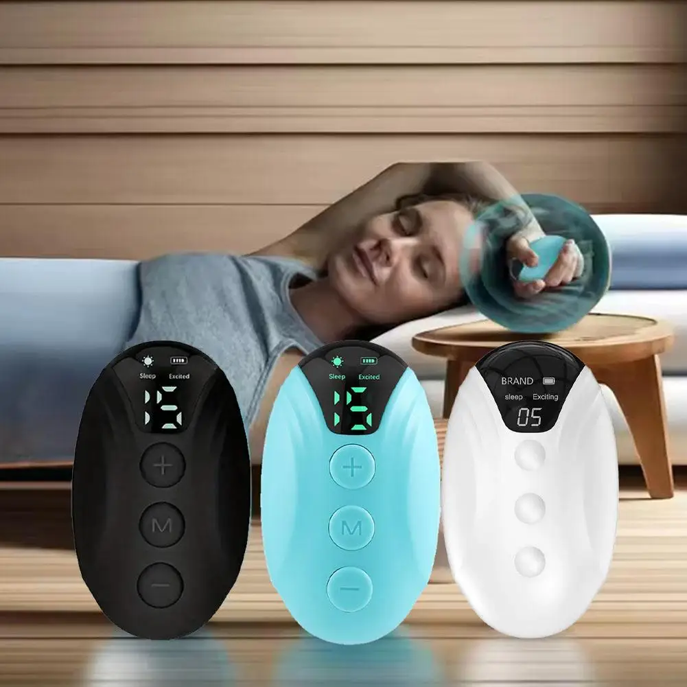 NEW Handheld Sleep Aid Micro-Current EMS Pulse Device Relief Insomnia Stress Hypnosis Pressure Anxiety Eliminate Mental Rel V1W1