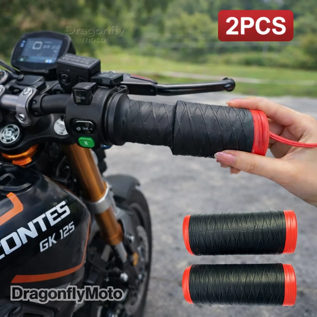 

Motorcycle Silicone Handlebar Cover For Zontes GK 125 / GK 155 / GK Universal Self Shrinking Non-Slip Motorcycles Grip Covers