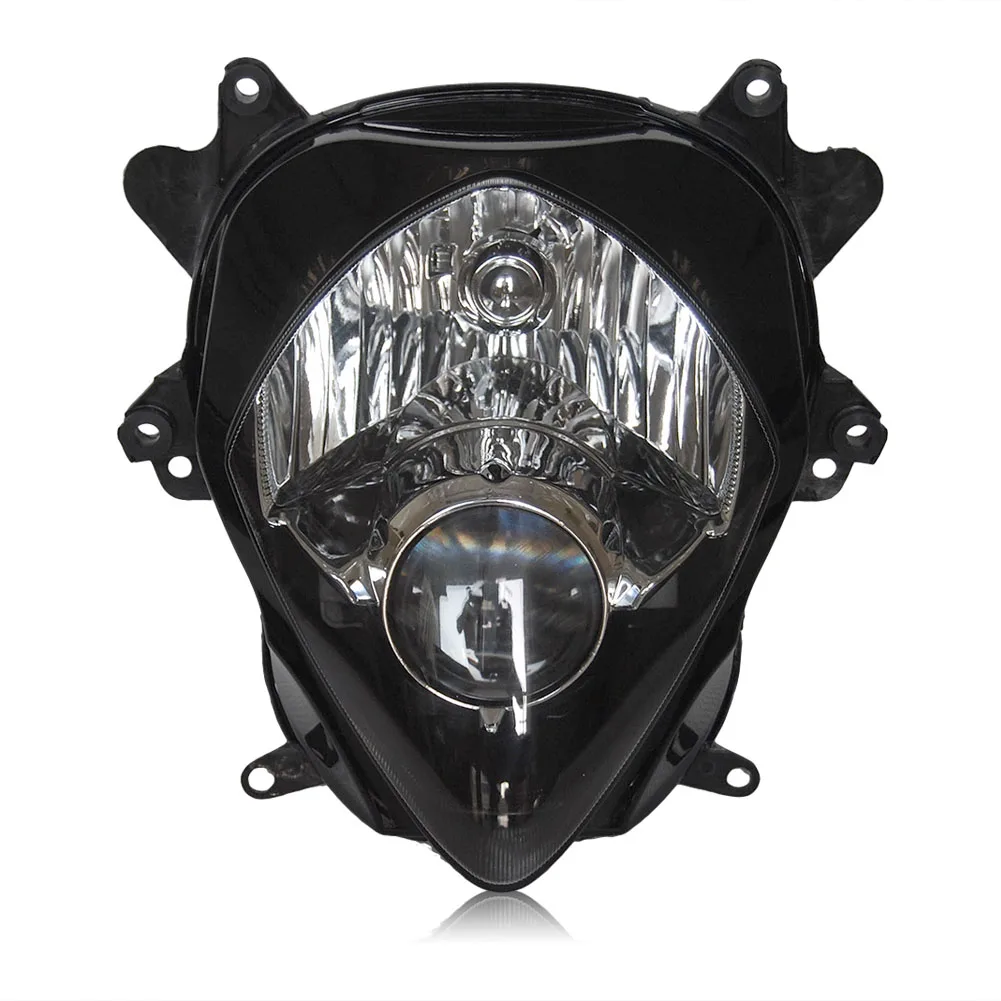 Motorcycle Headlight for Suzuki GSXR 1000 K7 2007 2008, Black Front Motor Headlamp Lighting Lights, China Parts