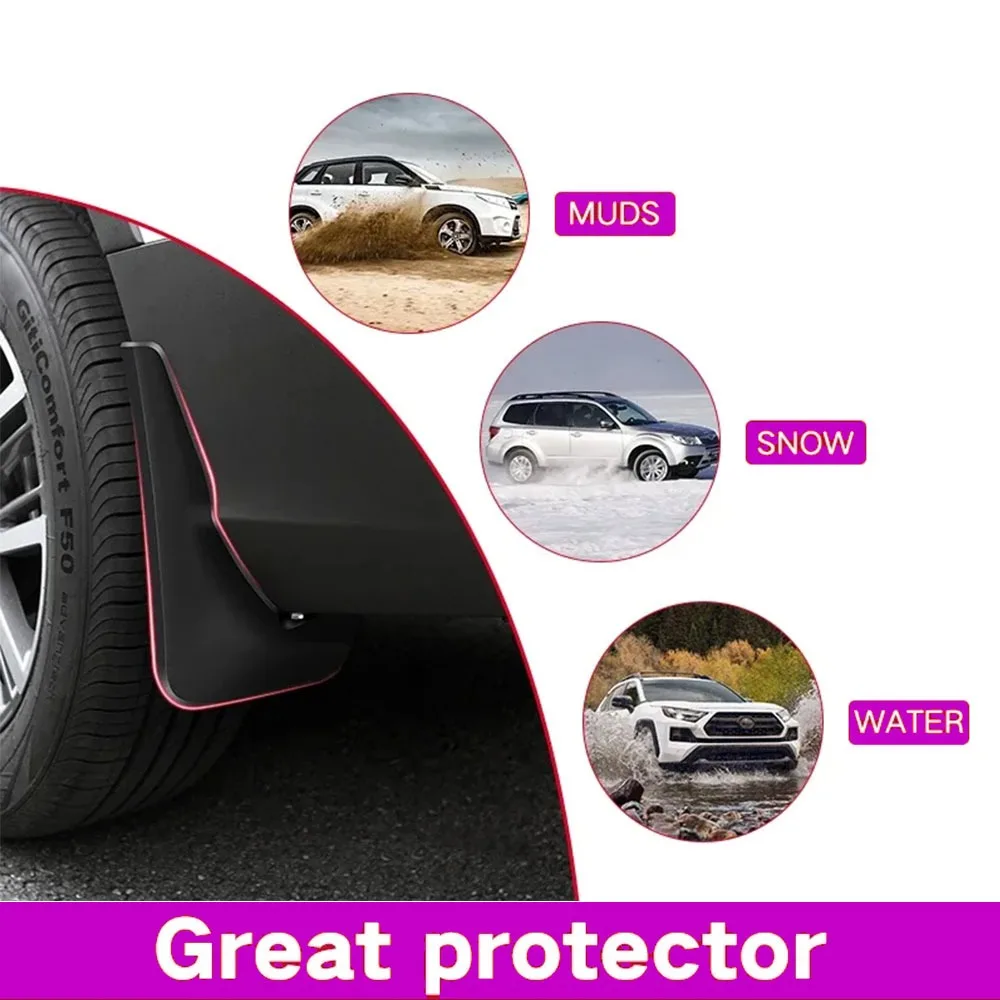 4x Tyre Mudflaps Mudguards Fit for Renault Captur 2013-2019 2014 2015 Mudguards Tire Fenders Mud Flaps Wheel Guards Accessories