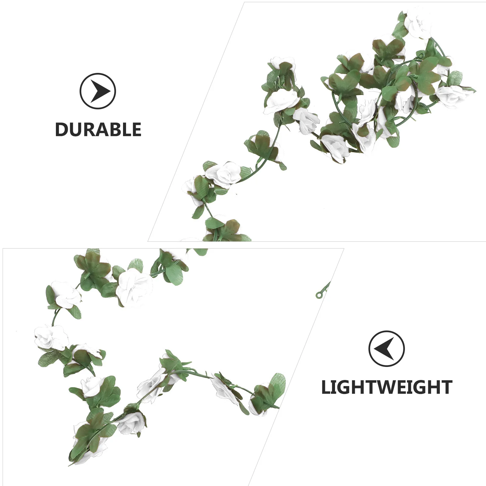 

Exquisite Artificial Rose Garland Simulation Flower Vine for Home Office Wedding Decorations Artificial Rose Garland