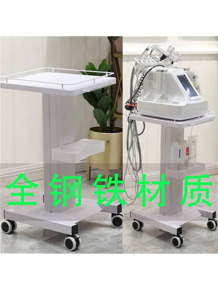 Dental Mobile Workbench Small Bubble Instrument Cart Shelf Medical Beauty Salon Skin Management Tool Cart