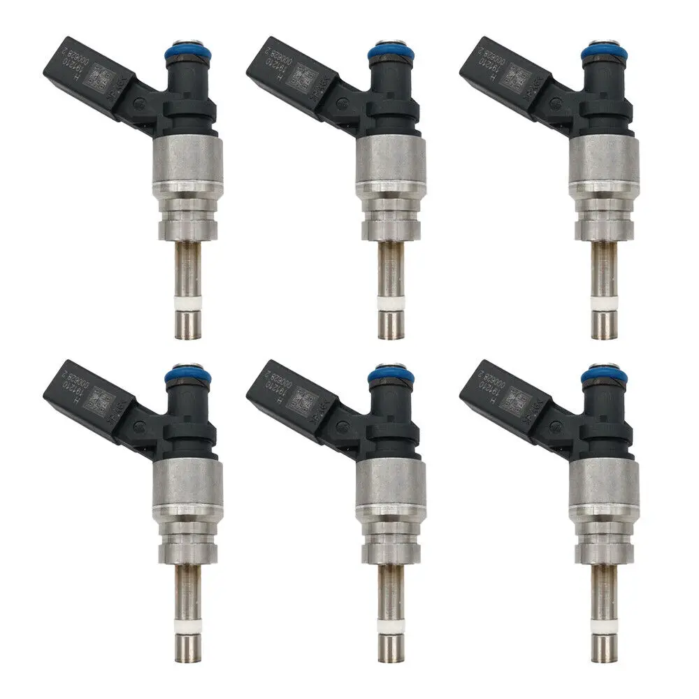 

6PCS Fuel Injectors For Audi Q5 3.2L 2009-2012 Audi A4 A5 A6 Quattro 3.2L V6 2008 2009 2010 06E906036AG 06E998907G 06E906036F