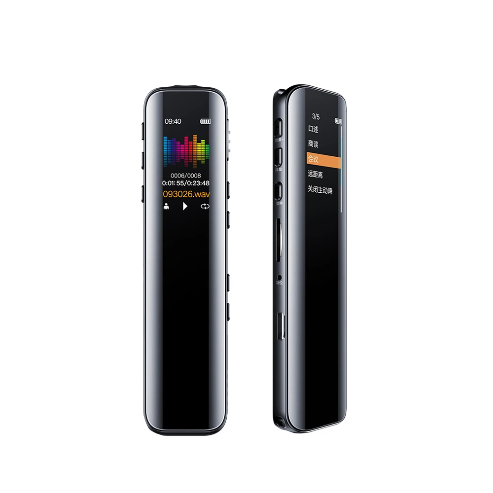 

Vandlion V39 Pen Audio Recorder Digital Voice Activated Dictaphone MP3 Player Noise Reduction TFT Colorful Screen