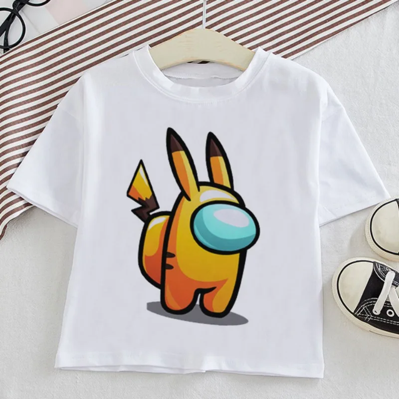 

Children's Fashion Scammer Graphic Printed T-shirt T-shirt Boys' Top T-shirt Children's Cute Simple Baby Girl Round Neck Clothes