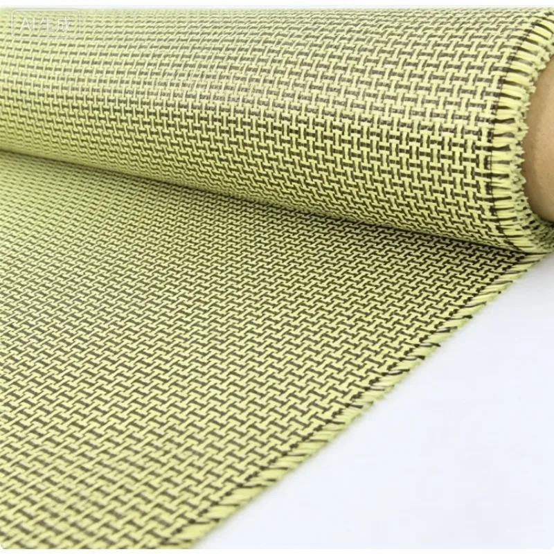Suitable for 3K200G  Aramid Kevlar Carbon Fiber Mixed Woven Fabric and Aramid Carbon Mixed Woven Fabric