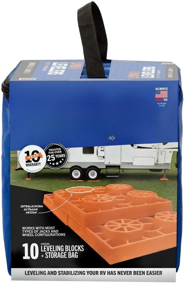

00015 Levelers - 10 Pack , Orange,8.5"L x 8.5"W