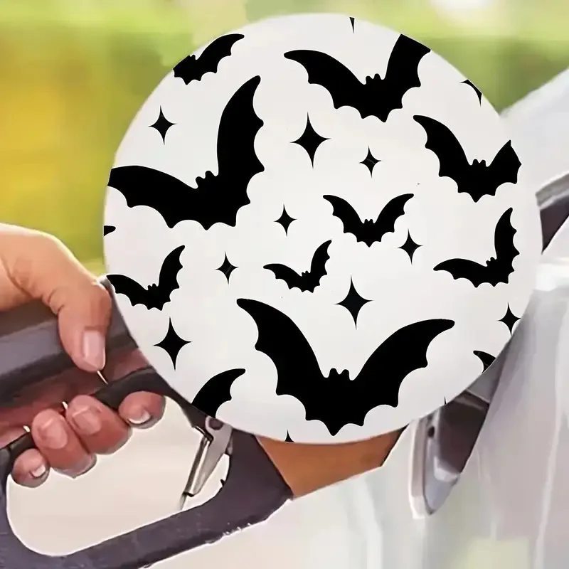A set of items: Bat fuel tank cap, car stickers, vinyl stickers, Halloween gifts, scary bats, personalized creativity