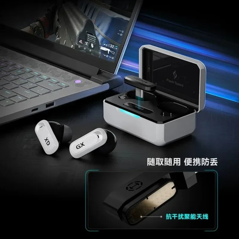 New Edifier GX03 Ultra Bluetooth Earphones with ANC ENC Noise Reduction Bluetooth 6.0 Wireless In-Ear Gaming Headphones Gifts