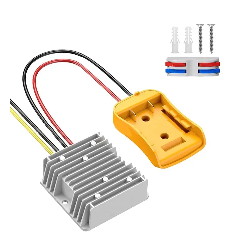 

Classy-Converter Adapter For DC 18V To 12V 20A 240W Step Down Adapter Automatic Buck Boost Voltage Regulator For RC Car
