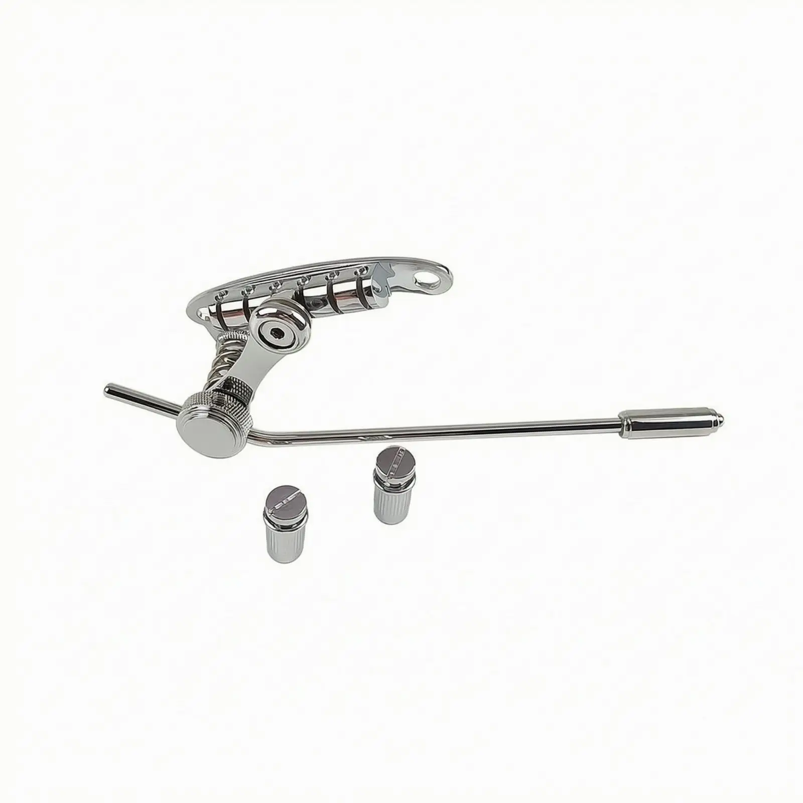 Electric Guitar Tremolo Unit Zinc Alloy Bridge System with Mounting Posts for Guitar Accessories and Music Gear