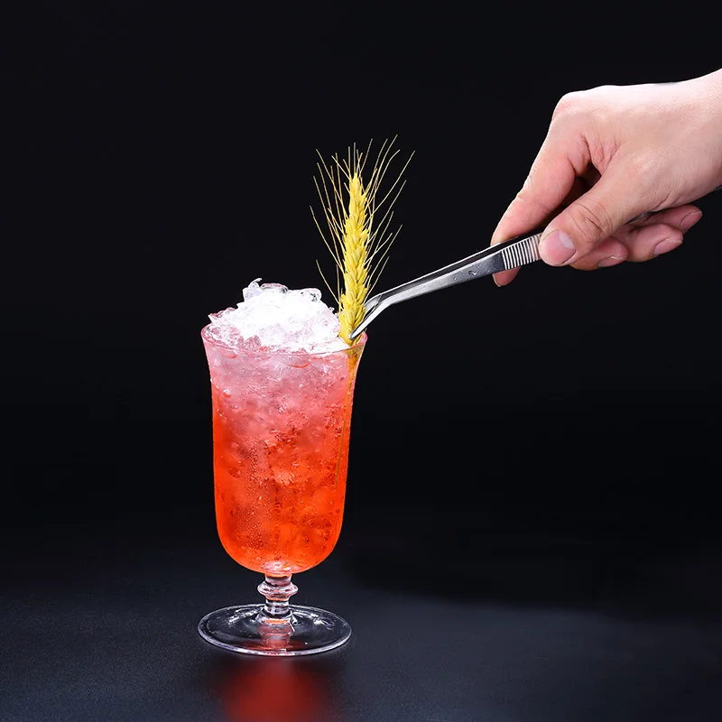 

14/16/18/20/25/30cm Kitchen Cooking Medical Tweezer Tong With Comfortable Ridged Handle,for Medical,Kitchen Bar Accessory