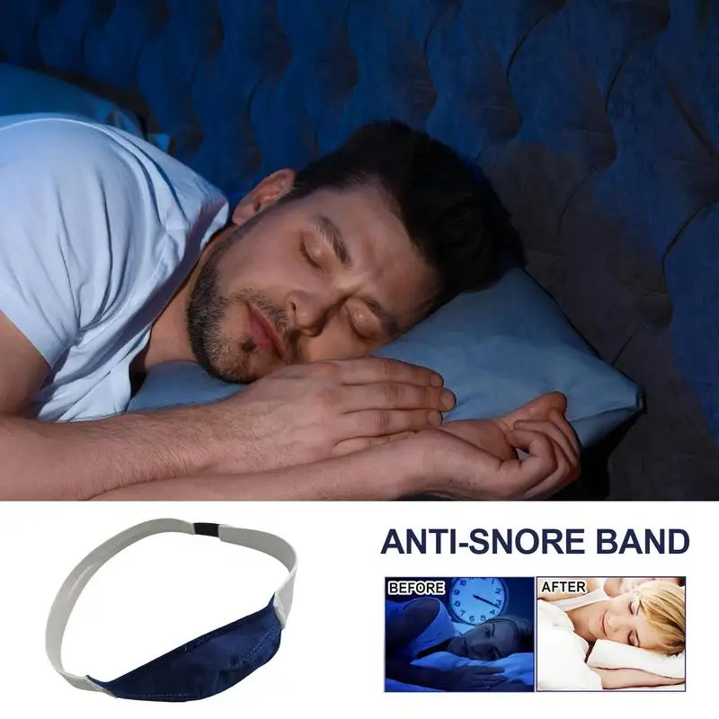 Anti Snoring Chin Strap Adjustable Snore StopperDevice Sleep Aid Comfortable Sleeping Strap For Men Women Snore Strap Belt