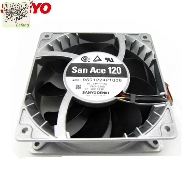 

Ltsf for Original para Sanyo 9SG1224P1G06 24V 2.0A 120*120*38mm 6000RPM 260CFM potente ventilador de refrigeración