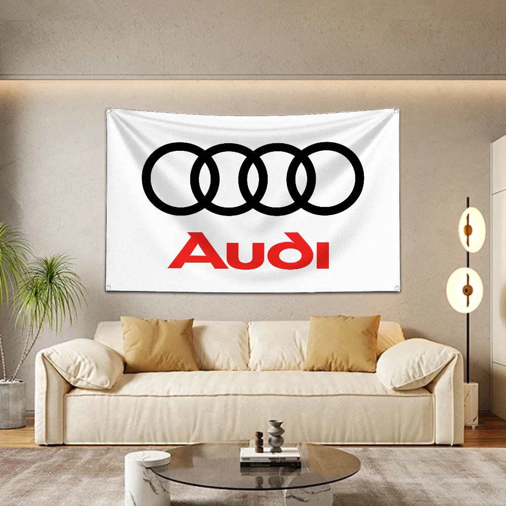 Ft Nürburg-Ring RS A-audies Flag Polyester Digital Printing Banner For Garage or Out door Decoration