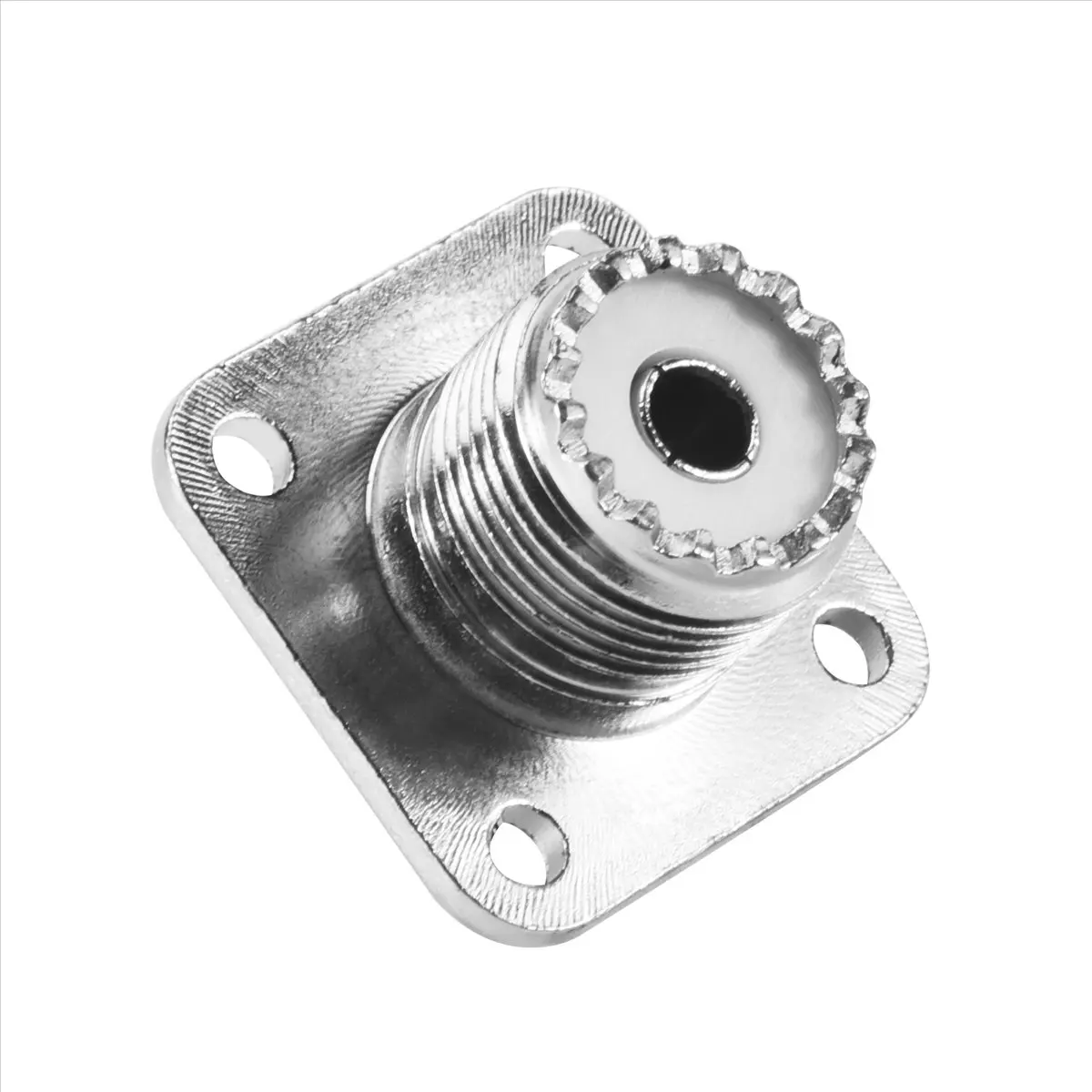 SWXF UHF Female SO239 Panel Chassis Mount Flange Deck Mount Solder Cup Connector