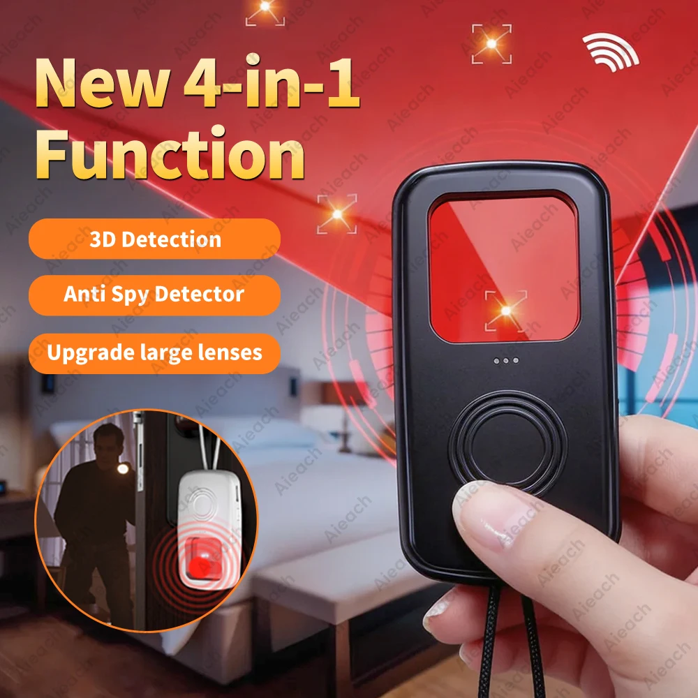 

Hidden Camera Detectors, Spy Camera Detectors, 2026 Upgraded Device Finder for Hotels Car Office Home Travel Meetingroom