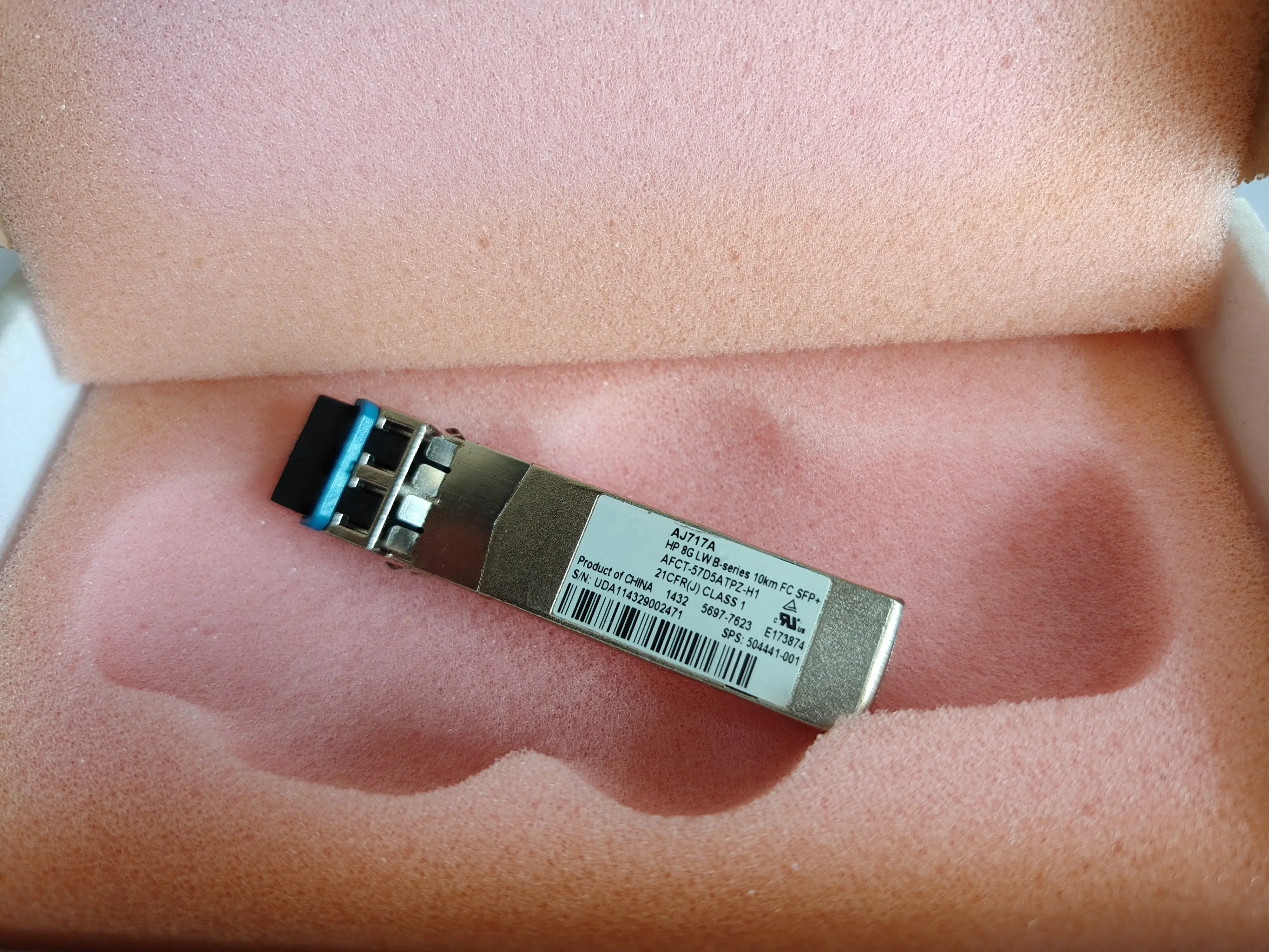 original-new-aj717a-8g-lw-10km-sfp-afct-57d5atpz-h1-5697-7623-e173874-504441-001-8g-10km-single-mode-optical-transceiver