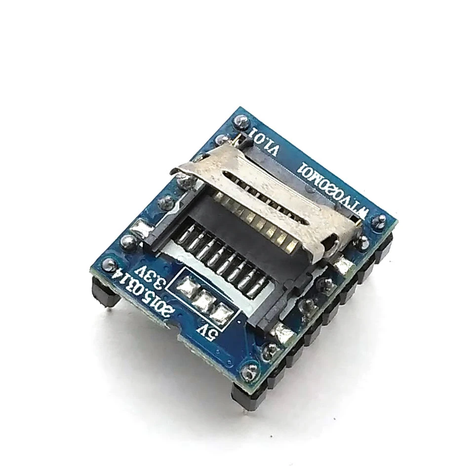 Módulo de voz para arduino 2560, módulo de voz com cartão sd mini
