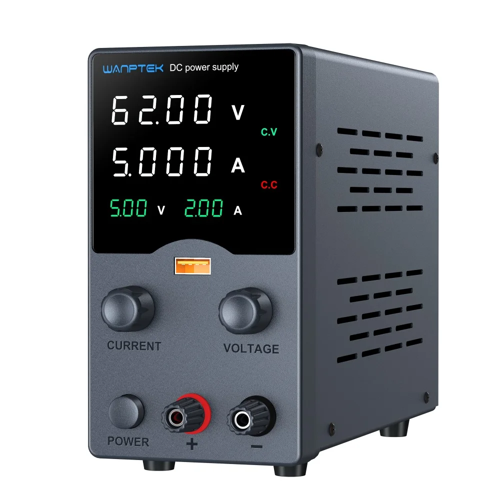 wanptek GA605H 0-62V 0-5A 310W Lab DC Switch Power Supply Adjustable Variable Regulator Power Supply for Phone Repair Charge