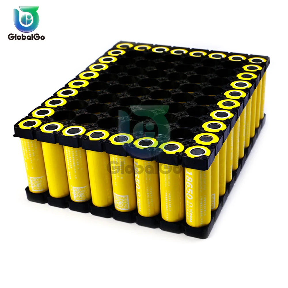 8*10 Cell 18650 Batteries Spacer Radiating Shell Plastic Heat 18650 Holder Bracket 18650 Battery Holder